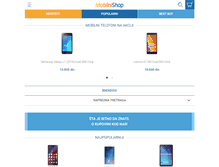 Tablet Screenshot of mobilnishop.com